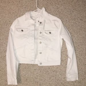 White GAP denim jacket